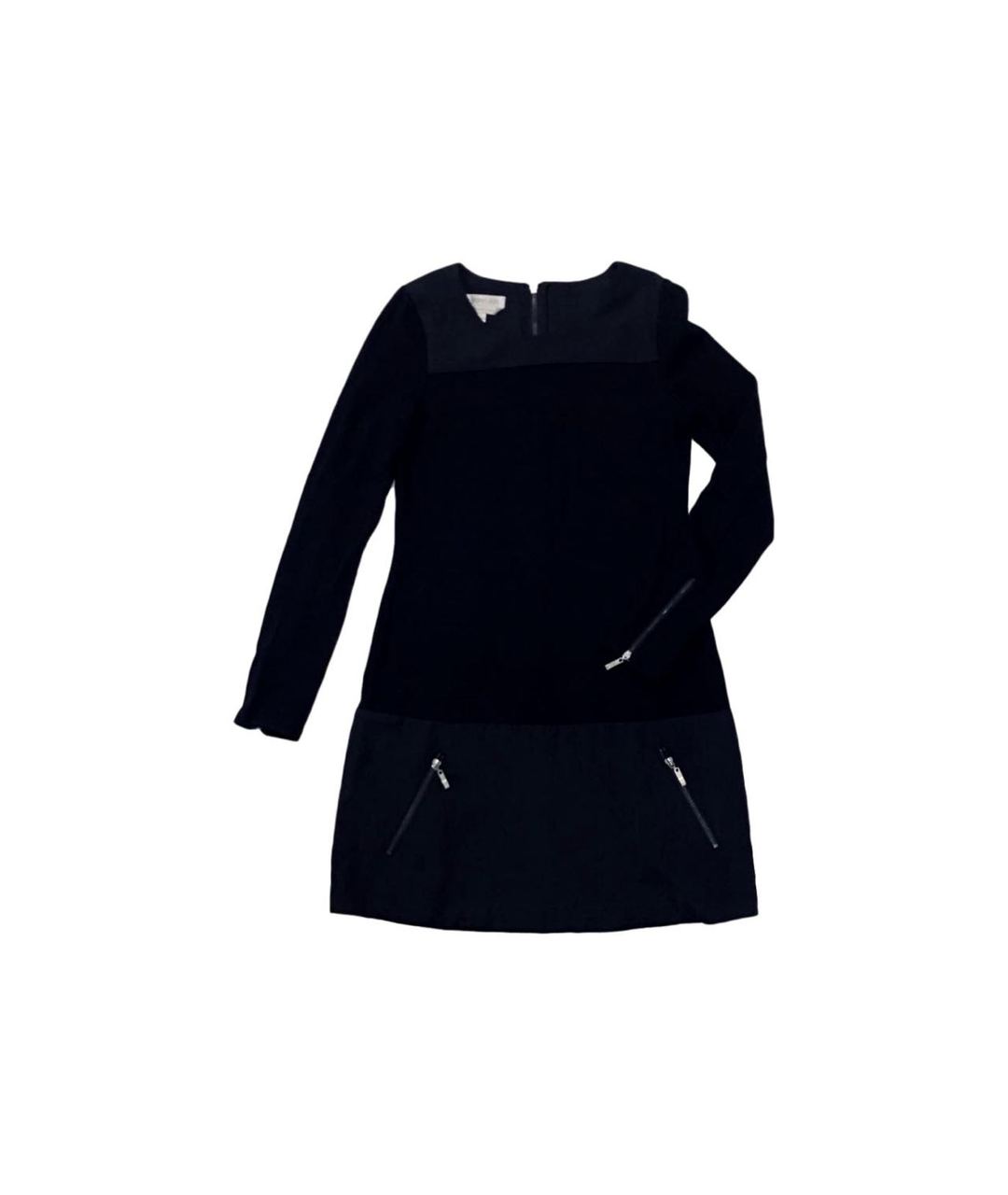 SPORTMAX Черное шерстяное повседневное платье, фото 1