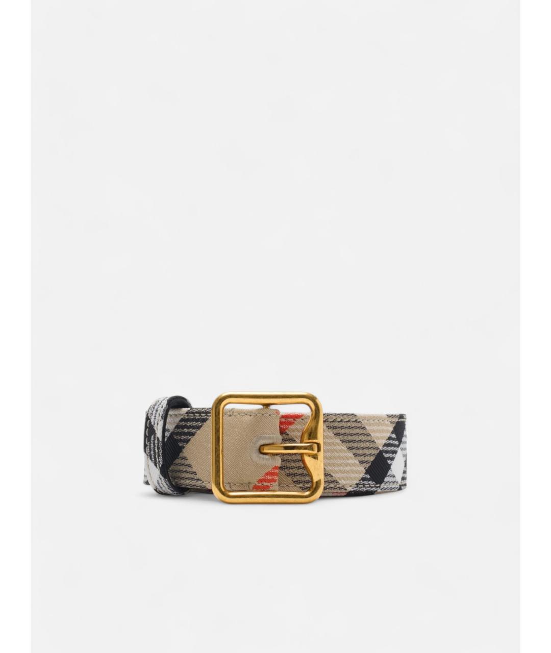 BURBERRY Бежевый ремень, фото 4