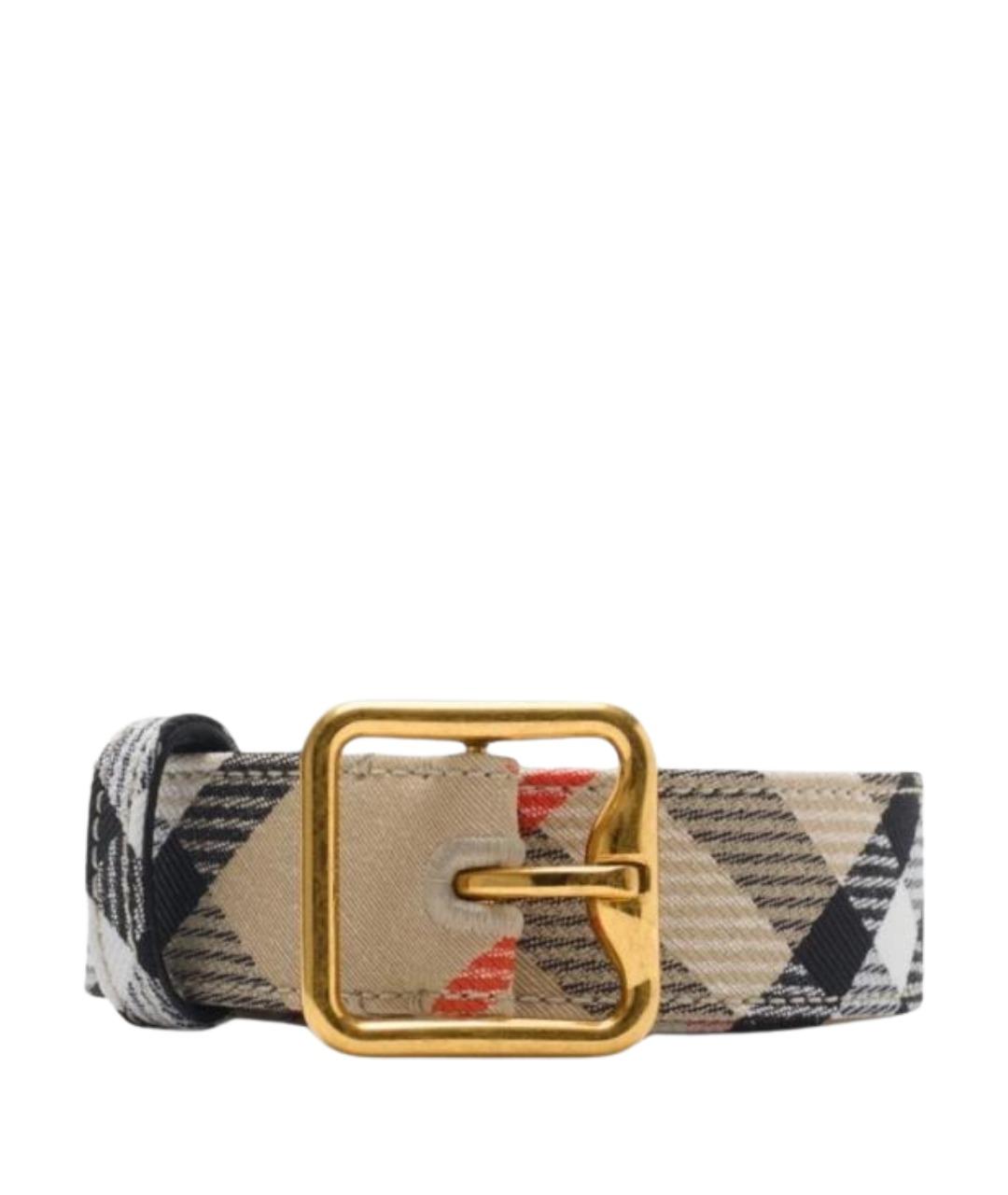 BURBERRY Бежевый ремень, фото 1