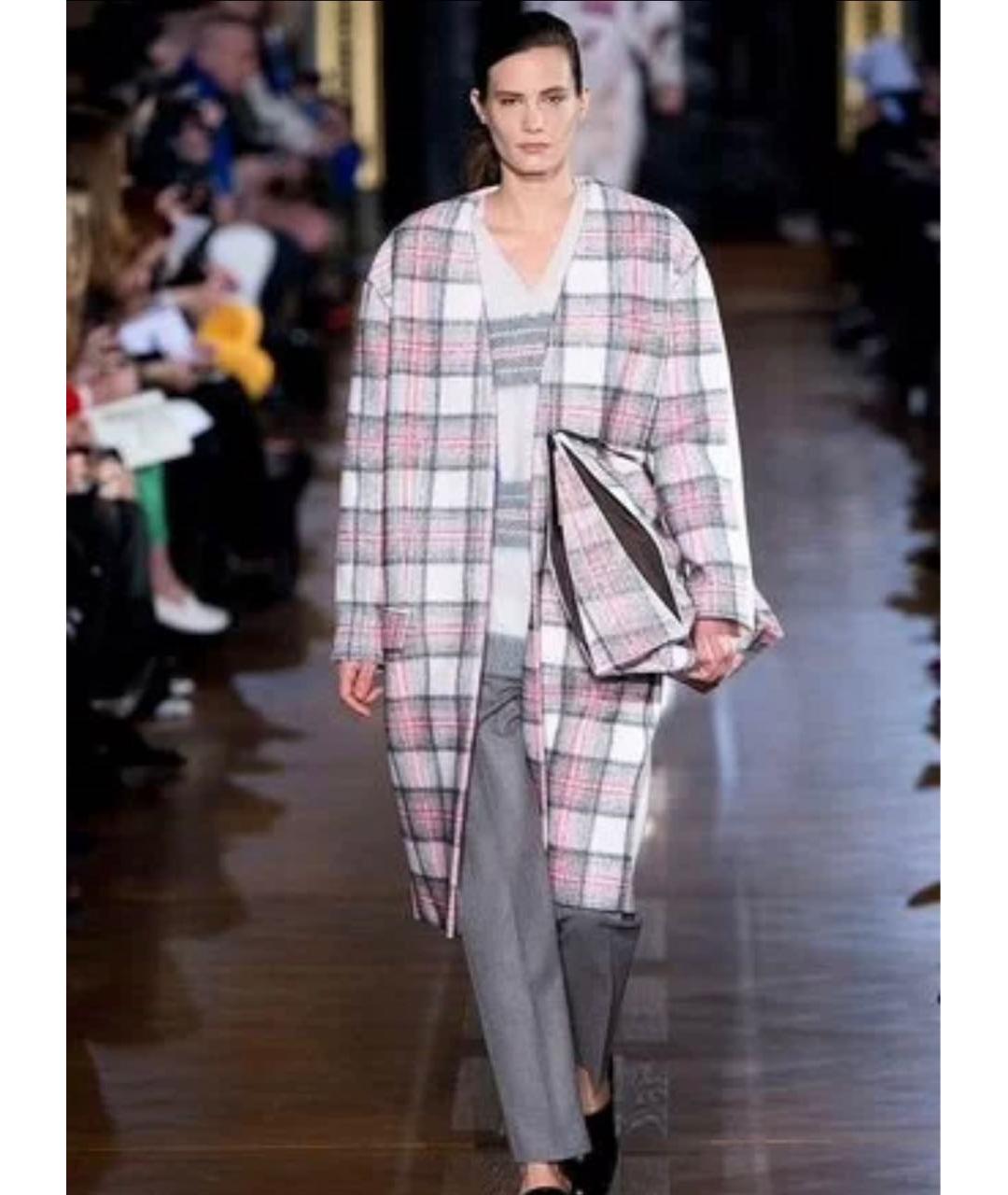 STELLA MCCARTNEY Серое шерстяное пальто, фото 2