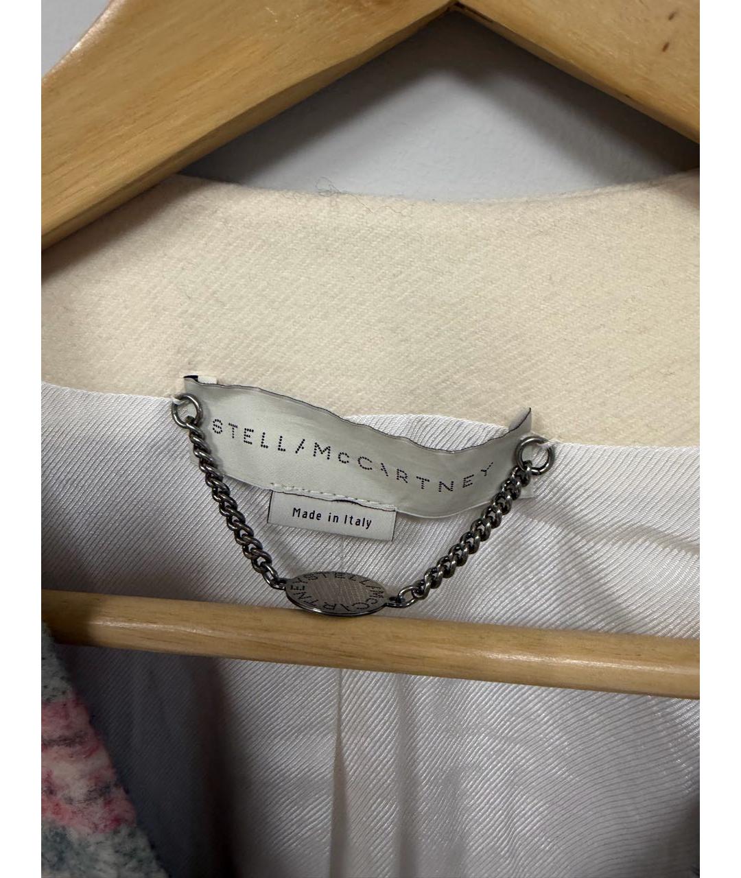 STELLA MCCARTNEY Серое шерстяное пальто, фото 6