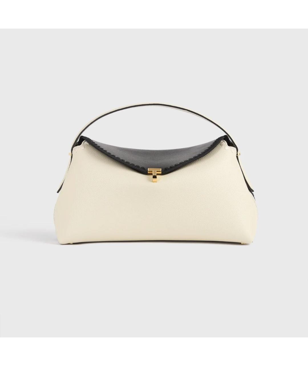 TOTEME Бежевая кожаная сумка через плечо, фото 5