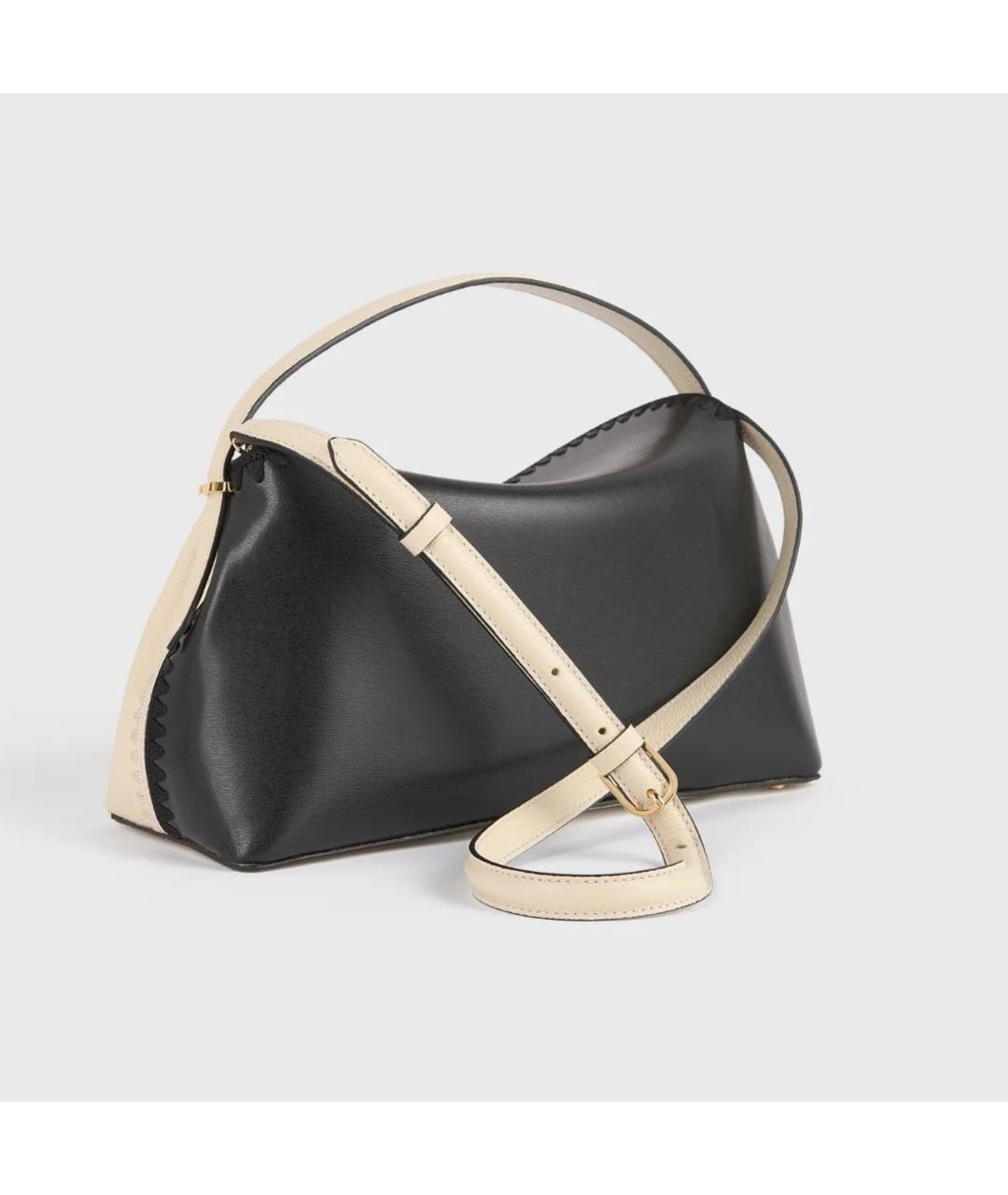 TOTEME Бежевая кожаная сумка через плечо, фото 4