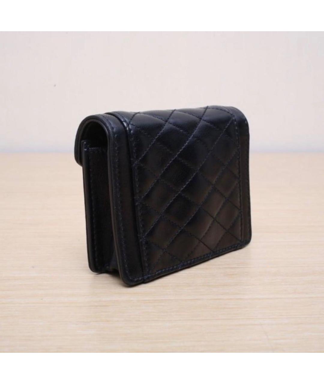 SAINT LAURENT Черная кожаная сумка через плечо, фото 5