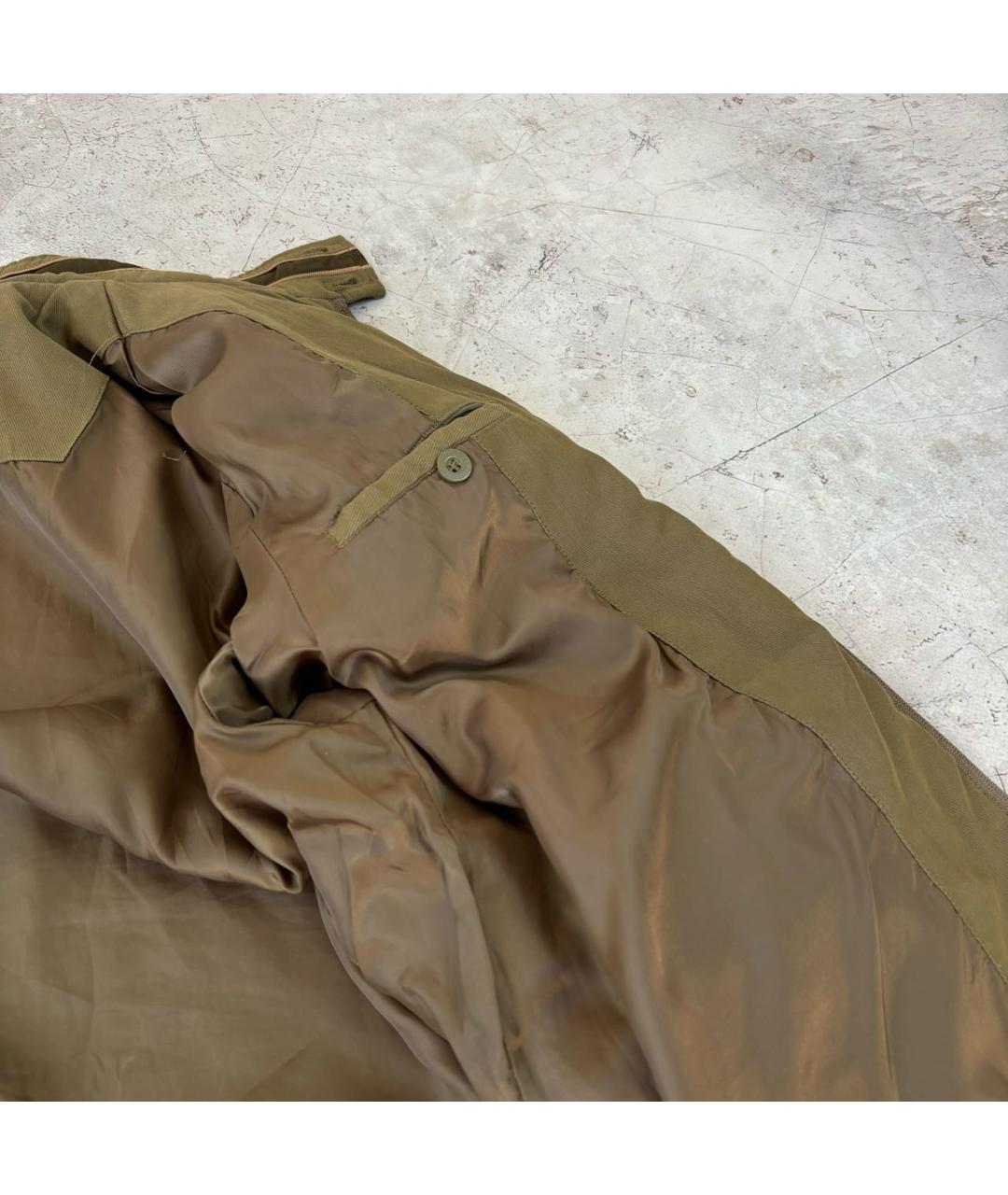 BALENCIAGA Хаки хлопковая куртка, фото 7