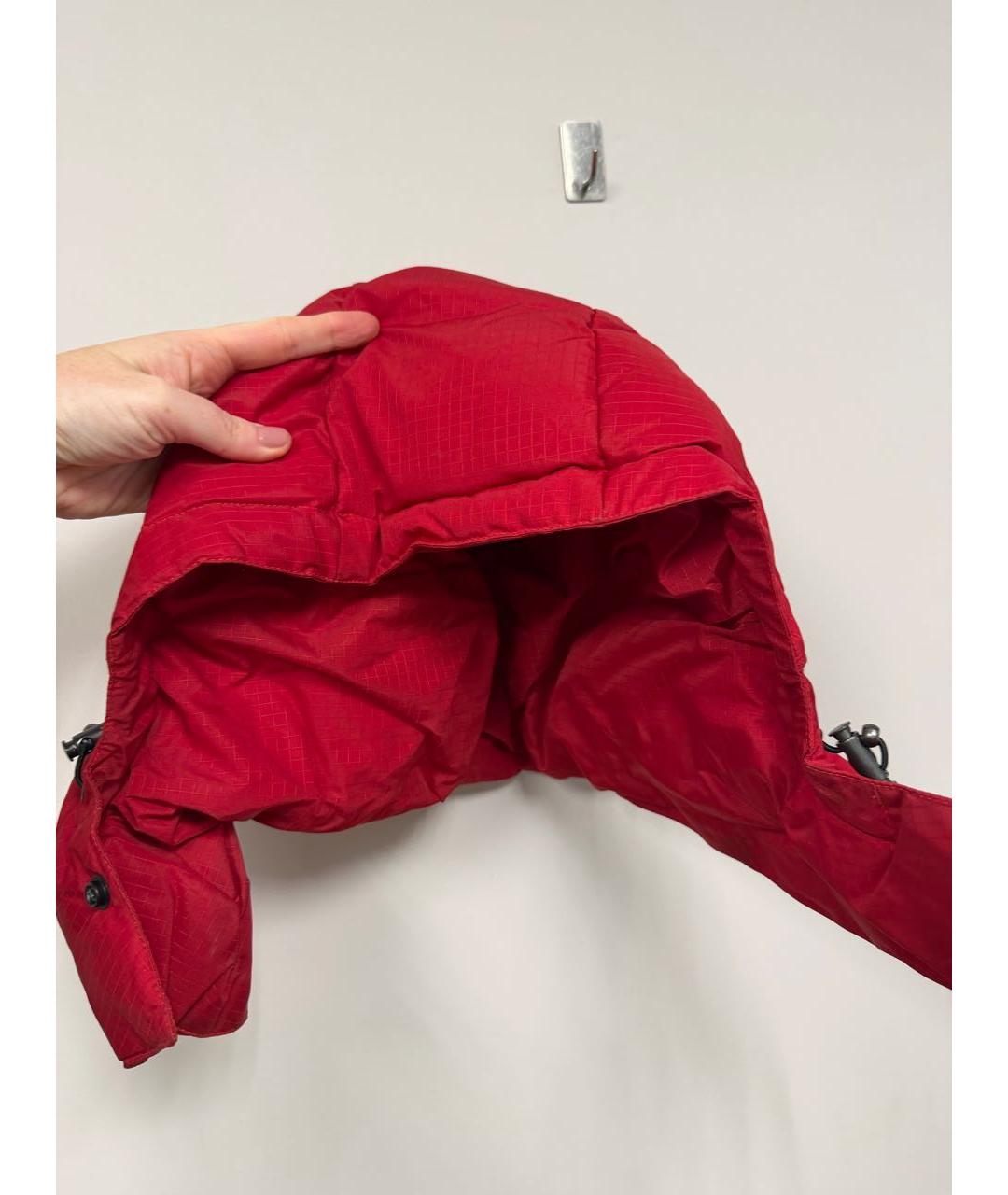 BALENCIAGA Красный полиэстеровый пуховик, фото 4