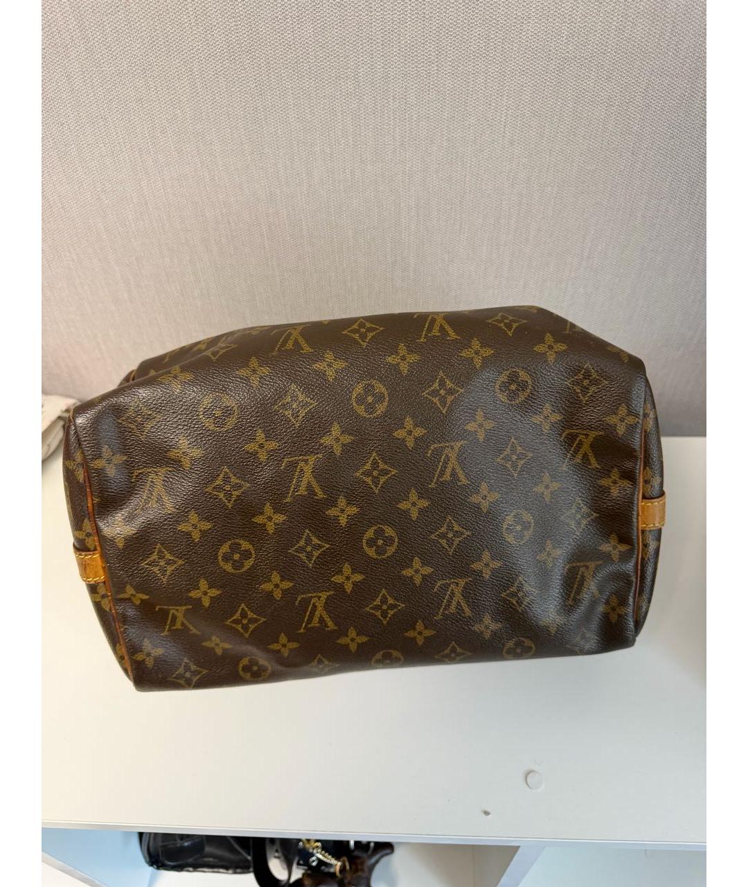 LOUIS VUITTON Коричневая сумка с короткими ручками, фото 6
