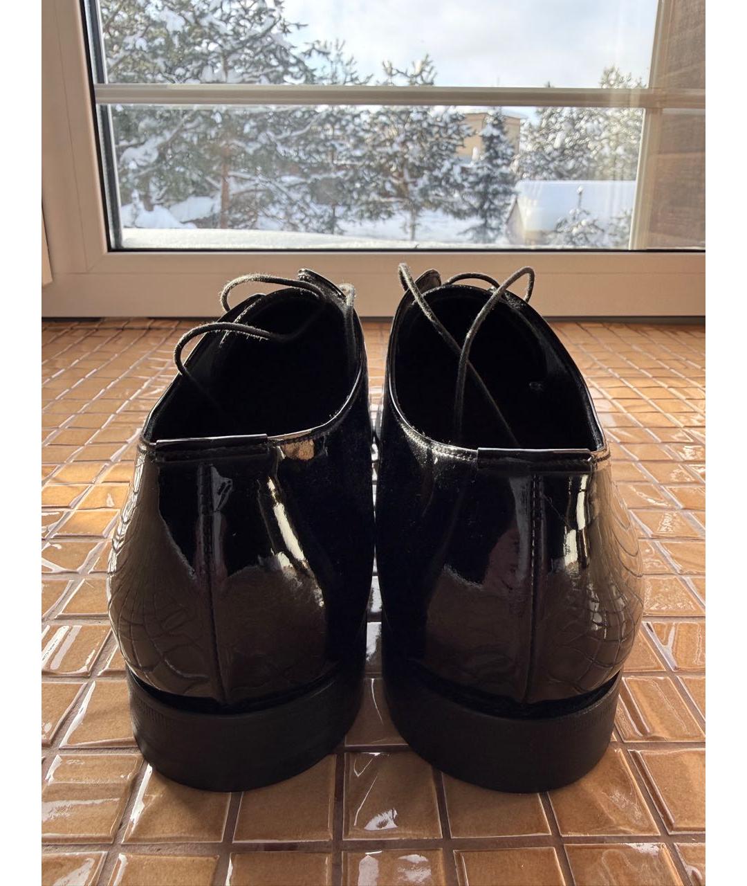 PRADA Черные туфли из лакированной кожи, фото 4