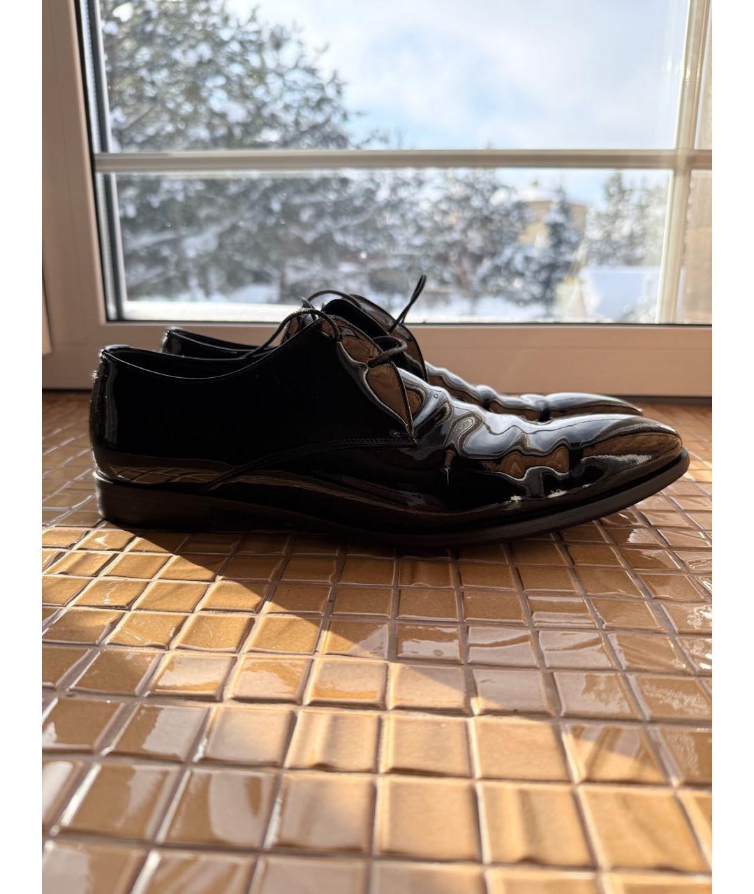 PRADA Черные туфли из лакированной кожи, фото 5