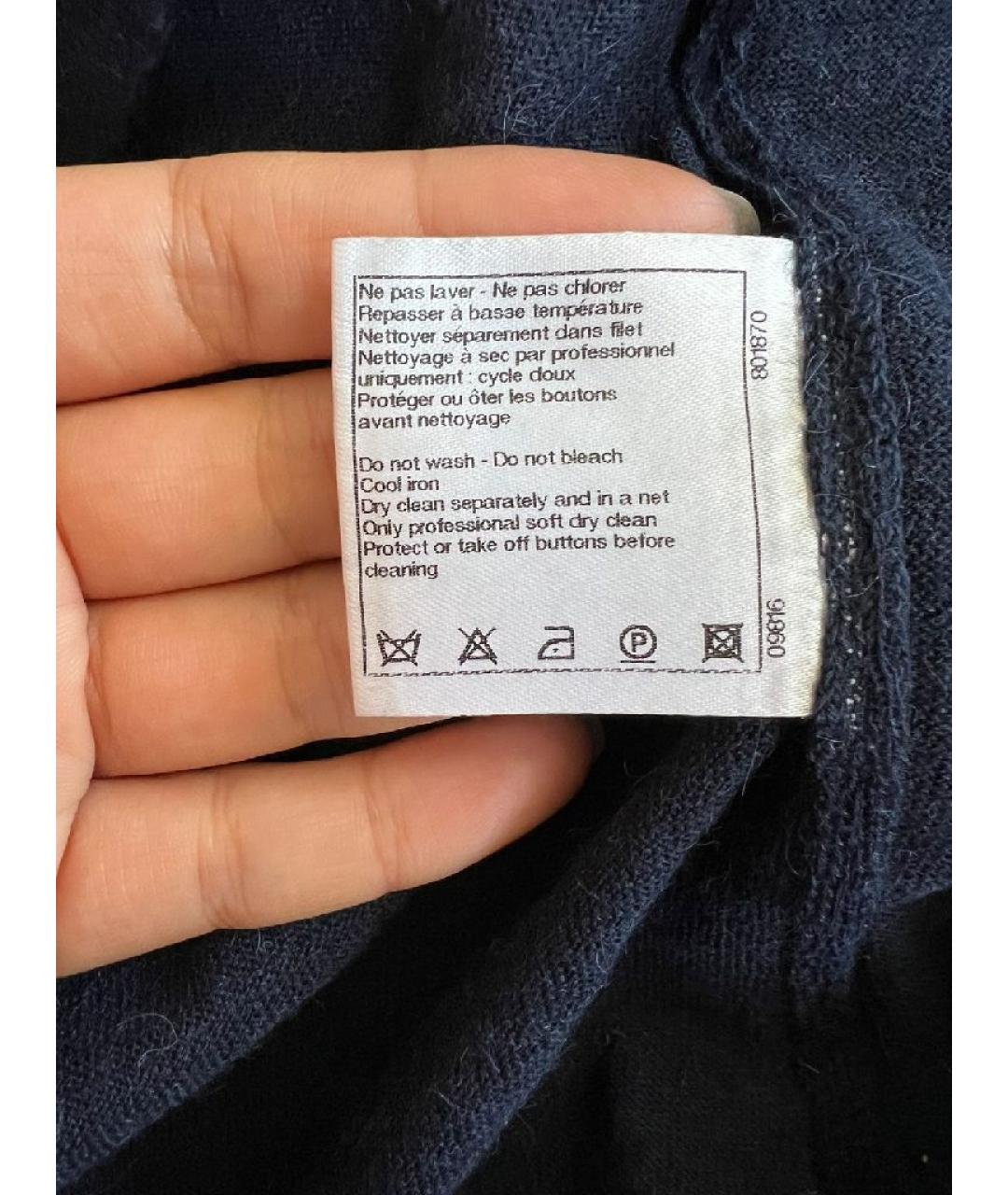 CHANEL Темно-синий джемпер / свитер, фото 6