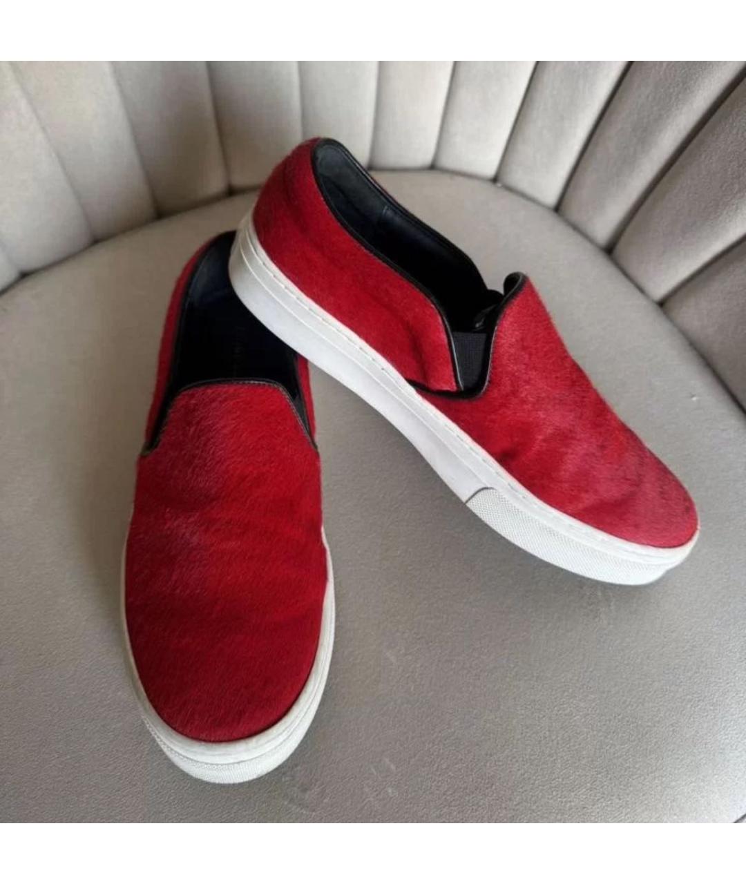 CELINE Красные слипоны, фото 2