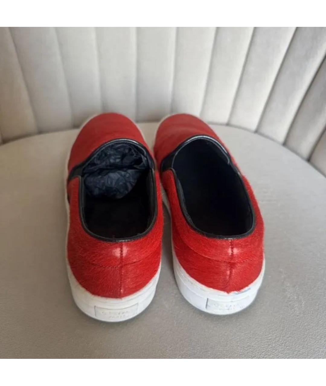 CELINE Красные слипоны, фото 3
