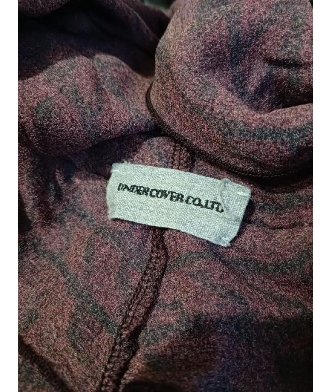 UNDERCOVER Серый шелковый кардиган, фото 7