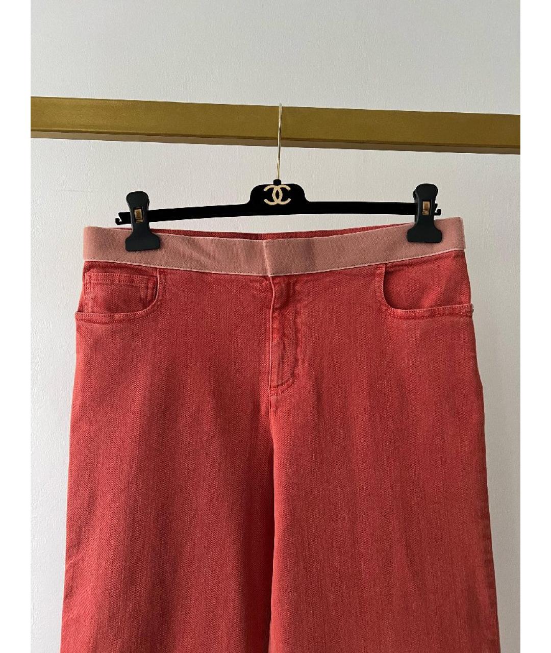 CHANEL Оранжевое брюки узкие, фото 3