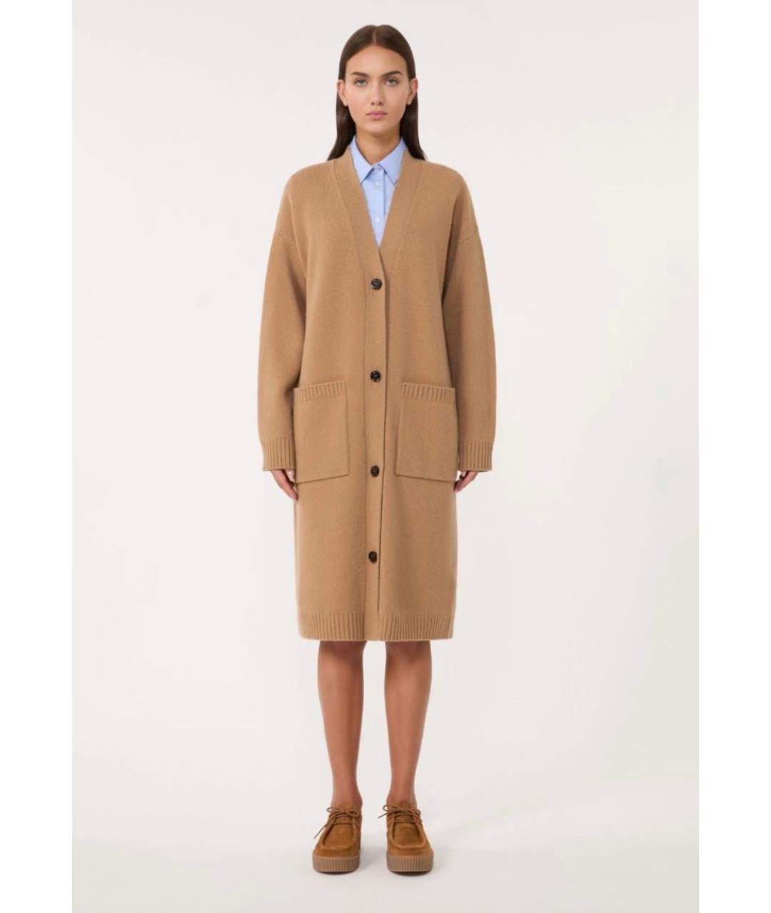 WEEKEND MAX MARA Бежевый кардиган, фото 3