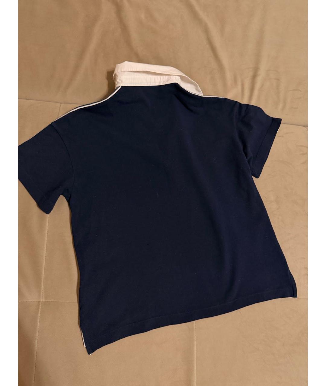 FENDI Темно-синий хлопковый детская футболка / топ, фото 2