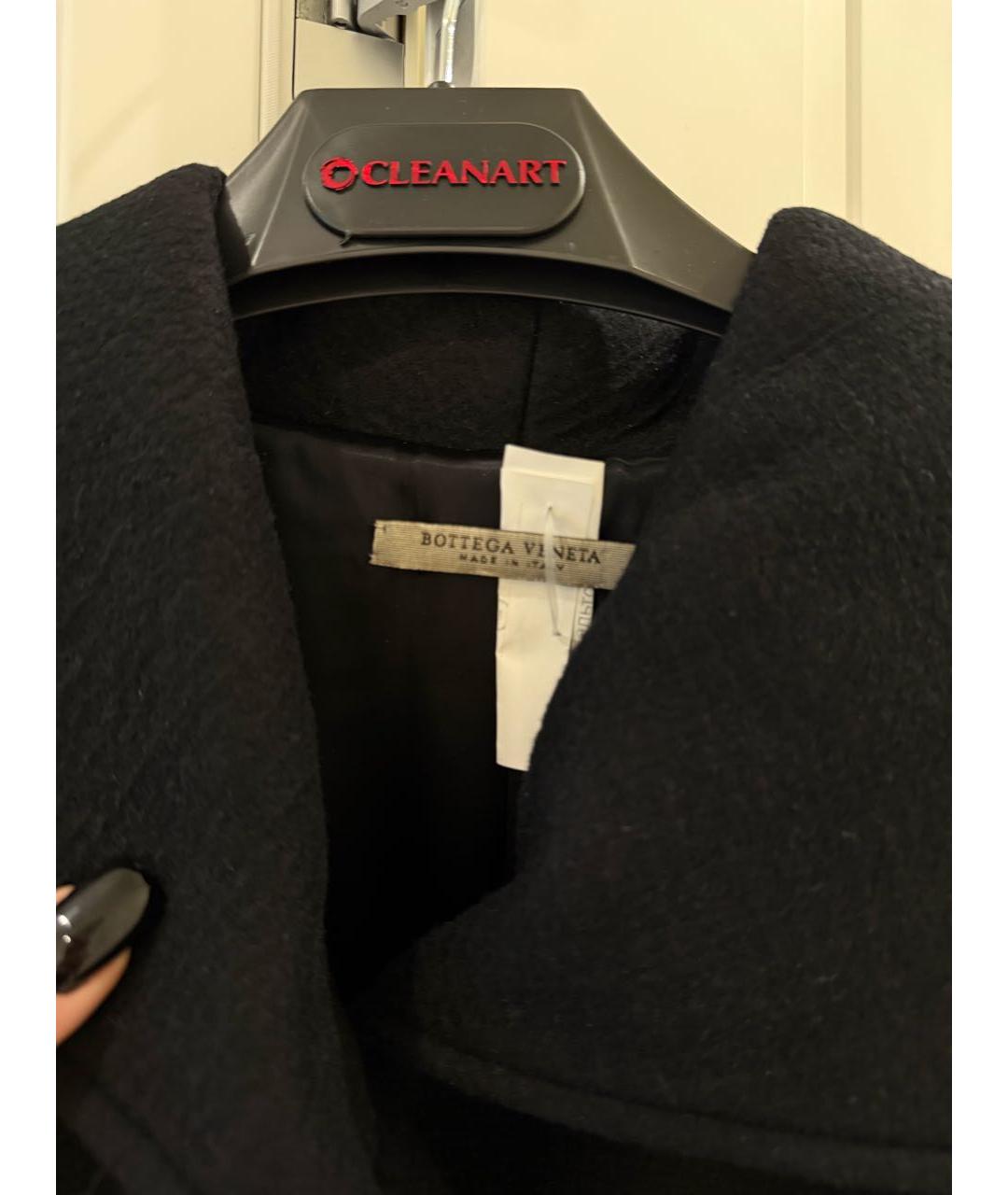 BOTTEGA VENETA Черное кашемировое пальто, фото 2