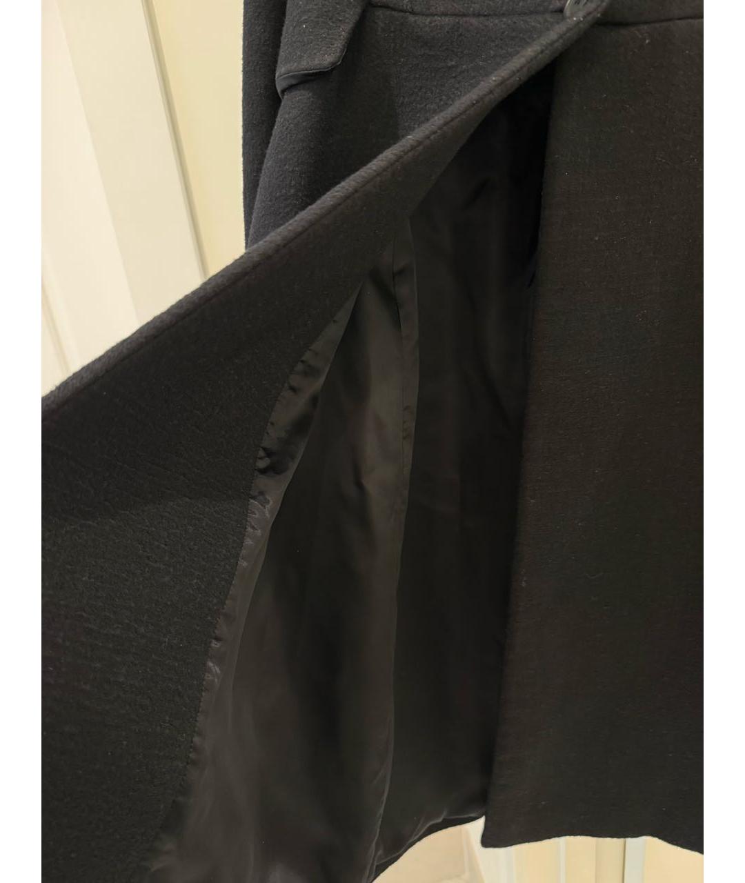 BOTTEGA VENETA Черное кашемировое пальто, фото 4