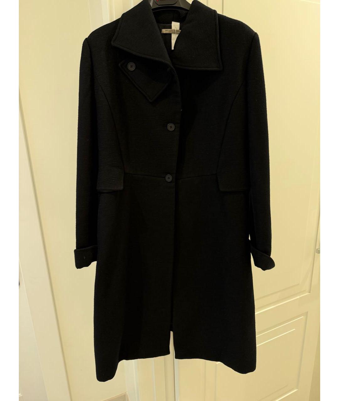 BOTTEGA VENETA Черное кашемировое пальто, фото 7
