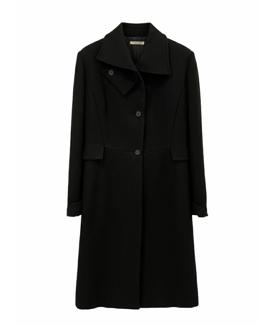 BOTTEGA VENETA Черное кашемировое пальто, фото 1
