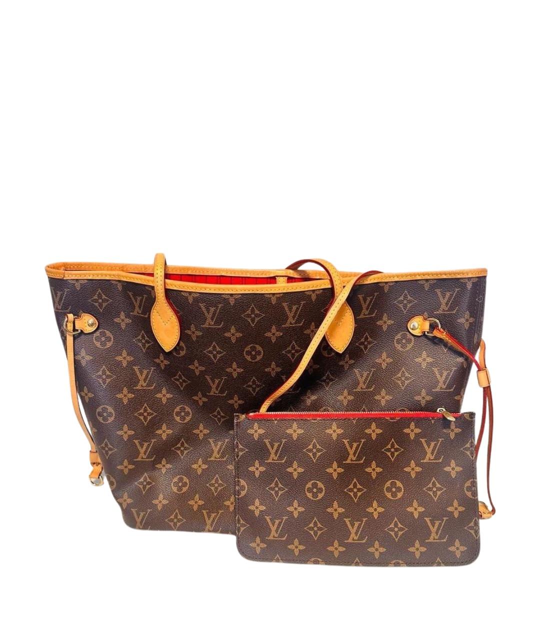 LOUIS VUITTON Коричневая сумка тоут, фото 1