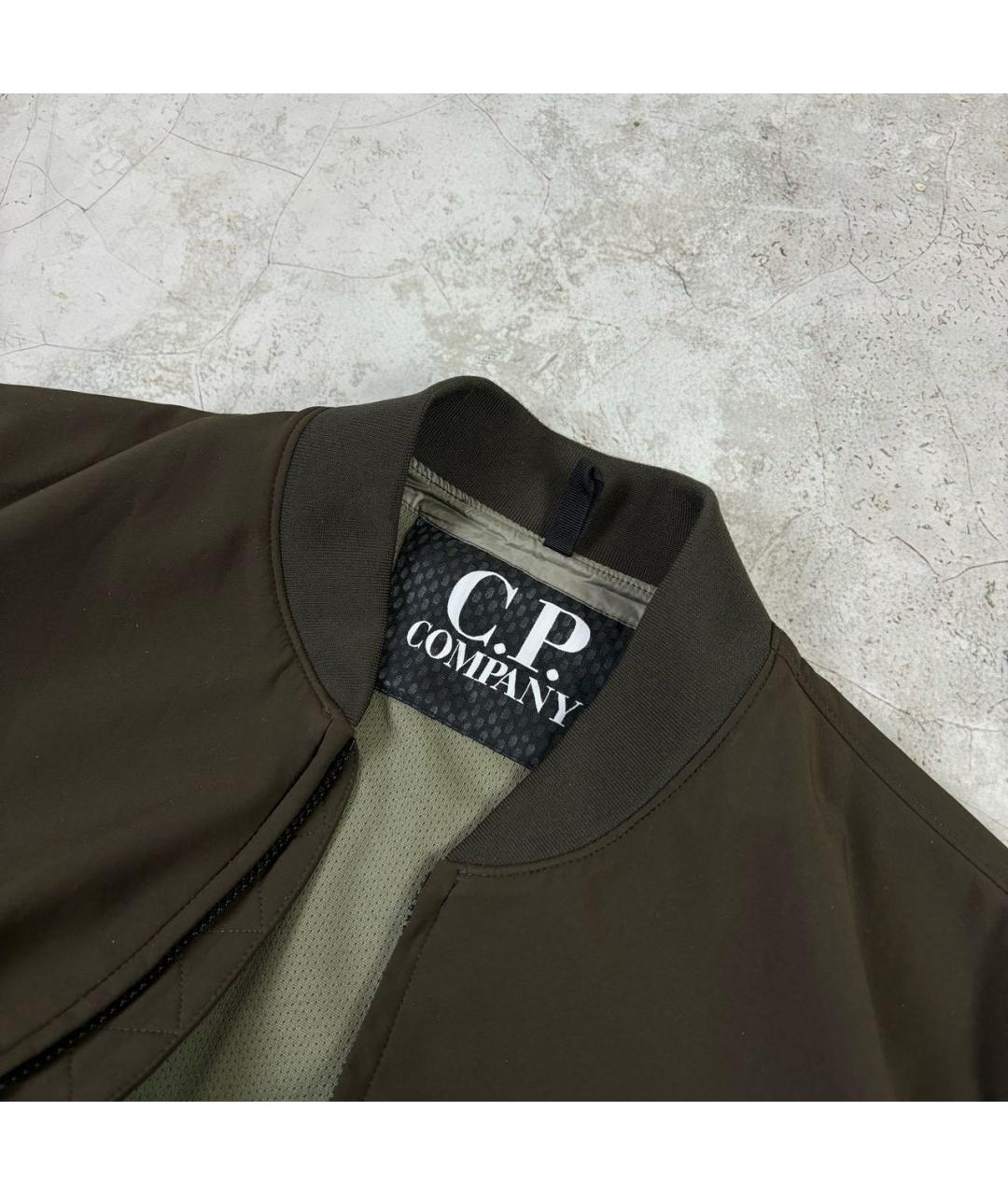 CP COMPANY Коричневая полиэстеровая куртка, фото 3