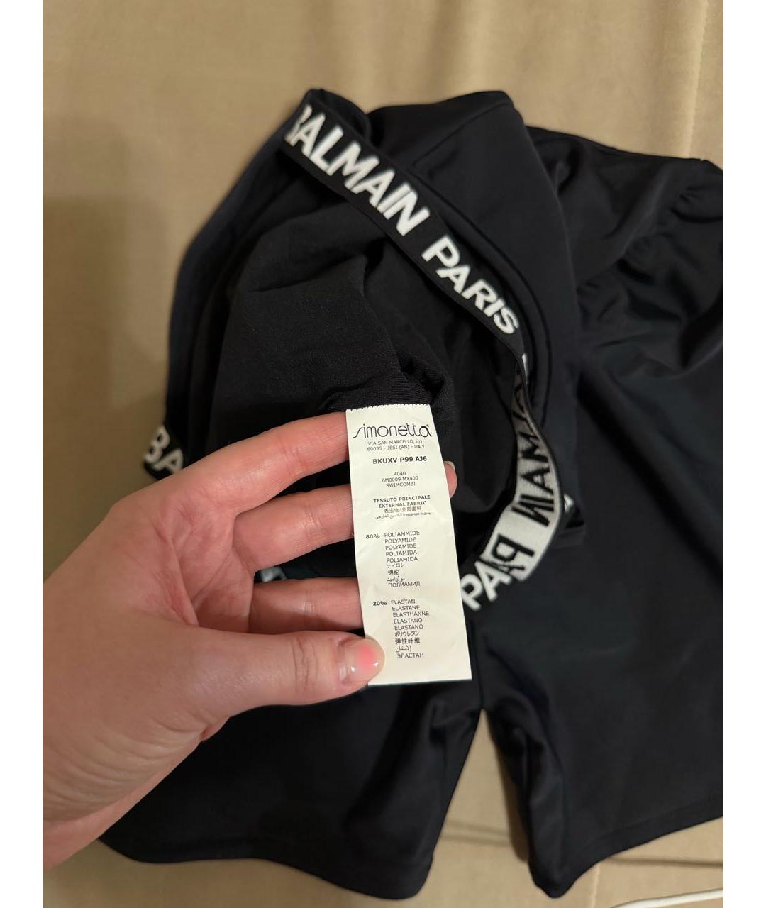 BALMAIN Черный комбинезон, фото 4