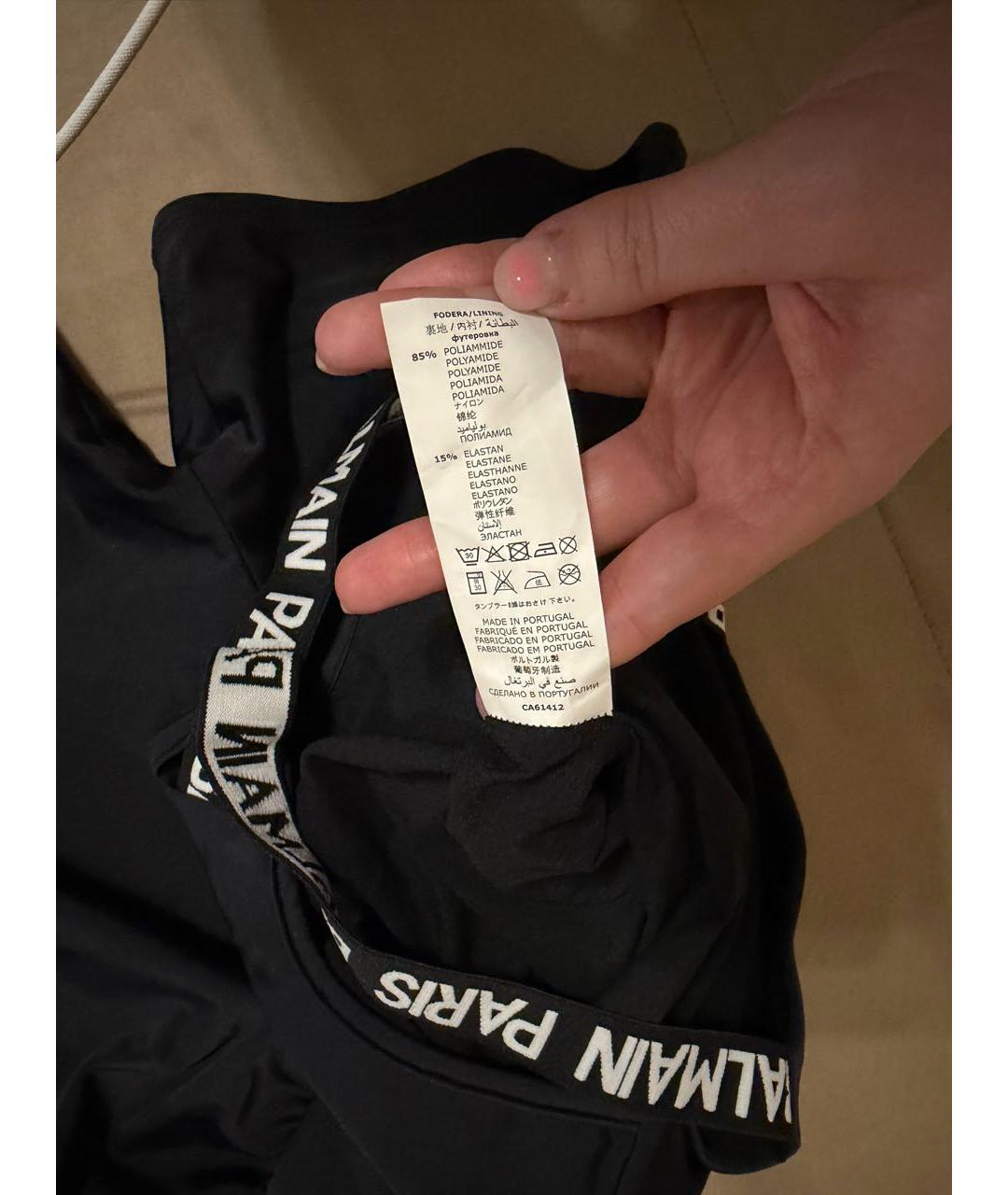 BALMAIN Черный комбинезон, фото 5