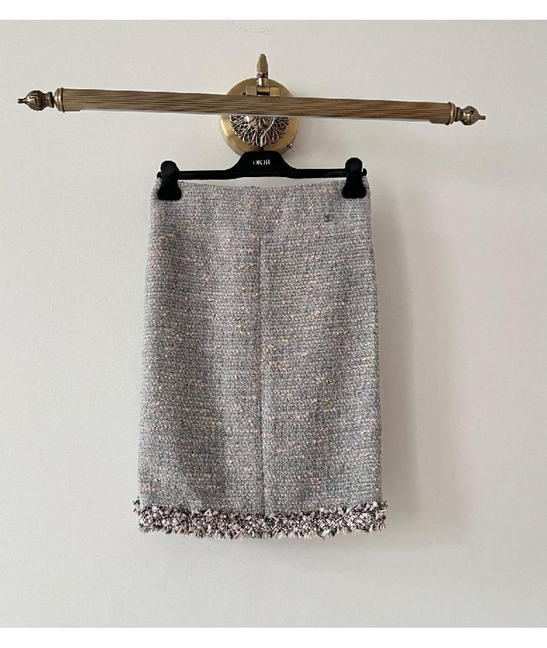 CHANEL Белая юбка мини, фото 2