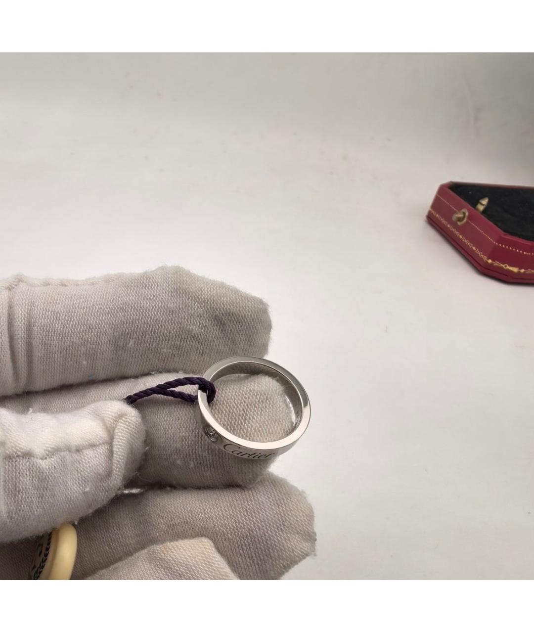 CARTIER Серебряное платиновое кольцо, фото 3