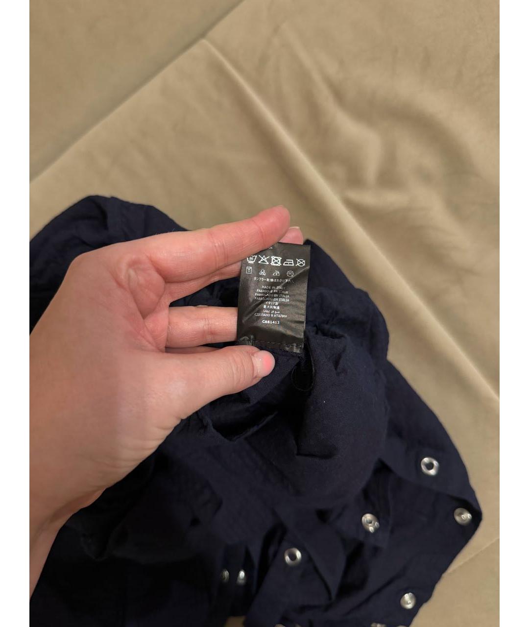 BALMAIN Темно-синий хлопковый комбинезон, фото 6