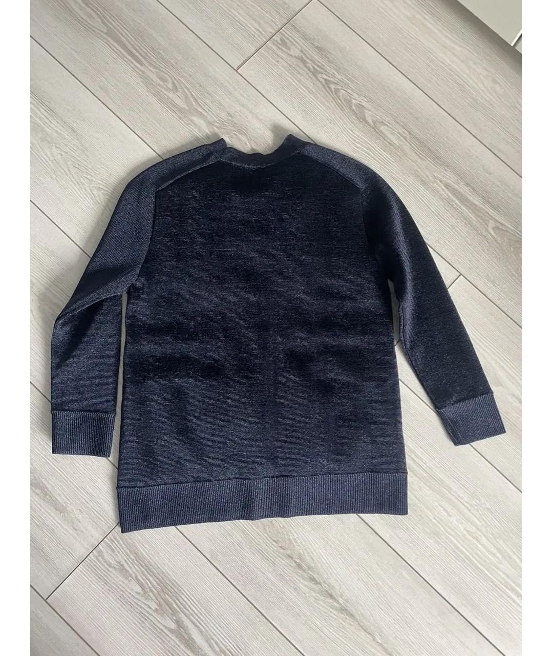 LOUIS VUITTON Темно-синий вискозный джемпер / свитер, фото 6