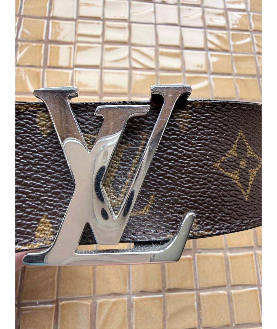 LOUIS VUITTON Коричневый ремень, фото 5