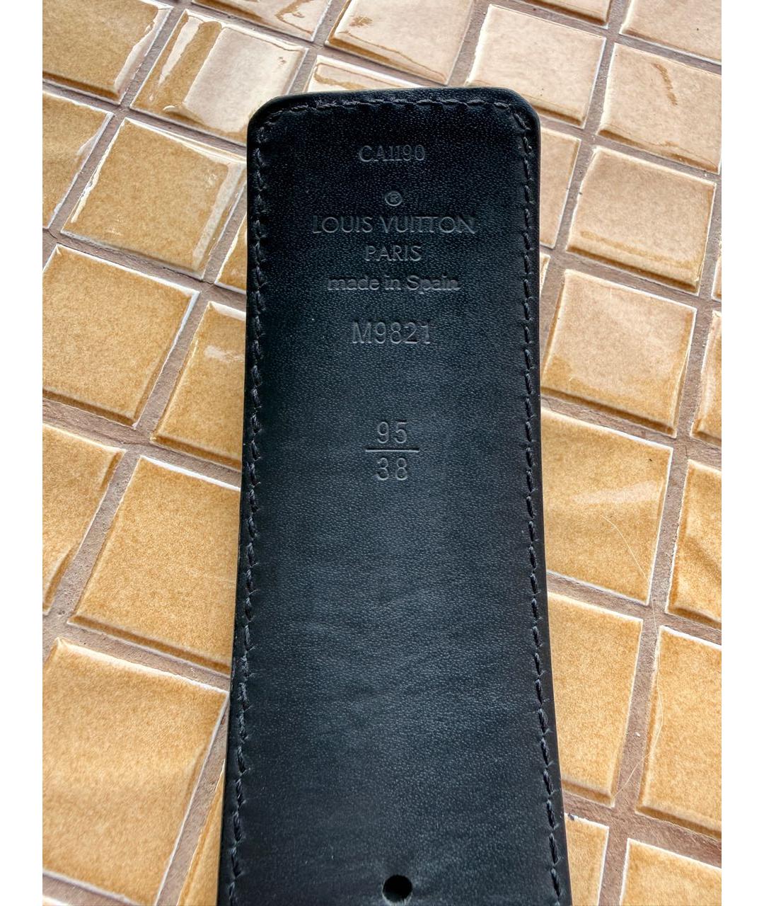 LOUIS VUITTON Коричневый ремень, фото 3