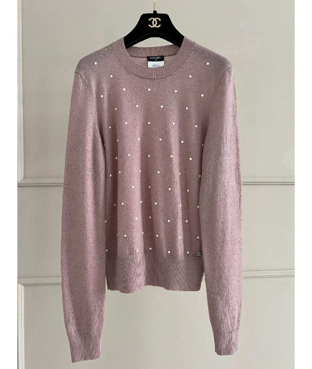 CHANEL Коралловый джемпер / свитер, фото 7