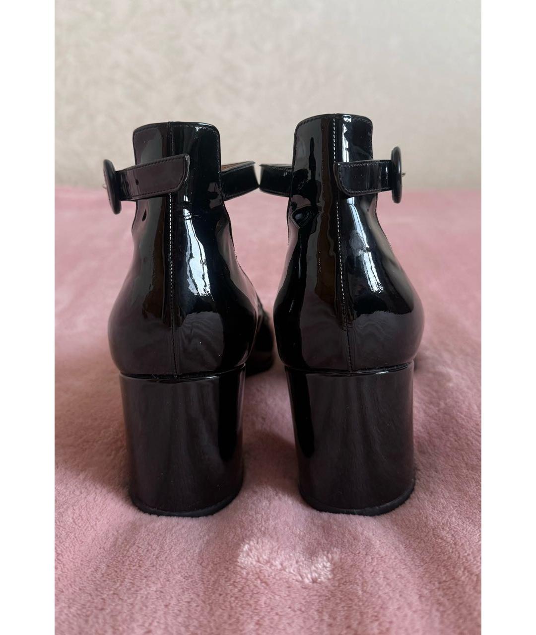 GIANVITO ROSSI Черные туфли из лакированной кожи, фото 4