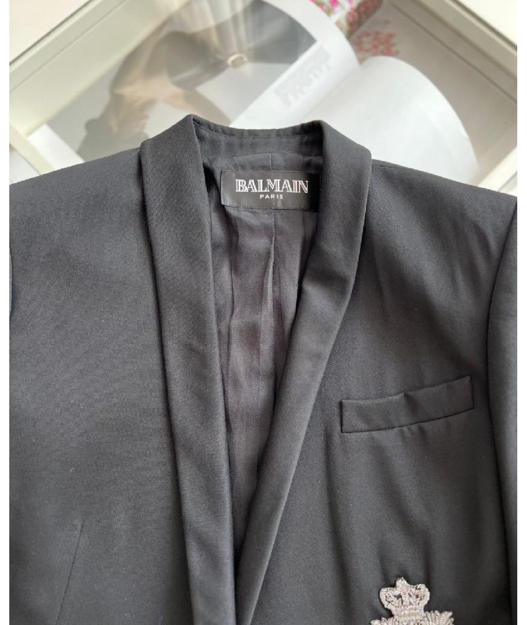 BALMAIN Черный жакет/пиджак, фото 2