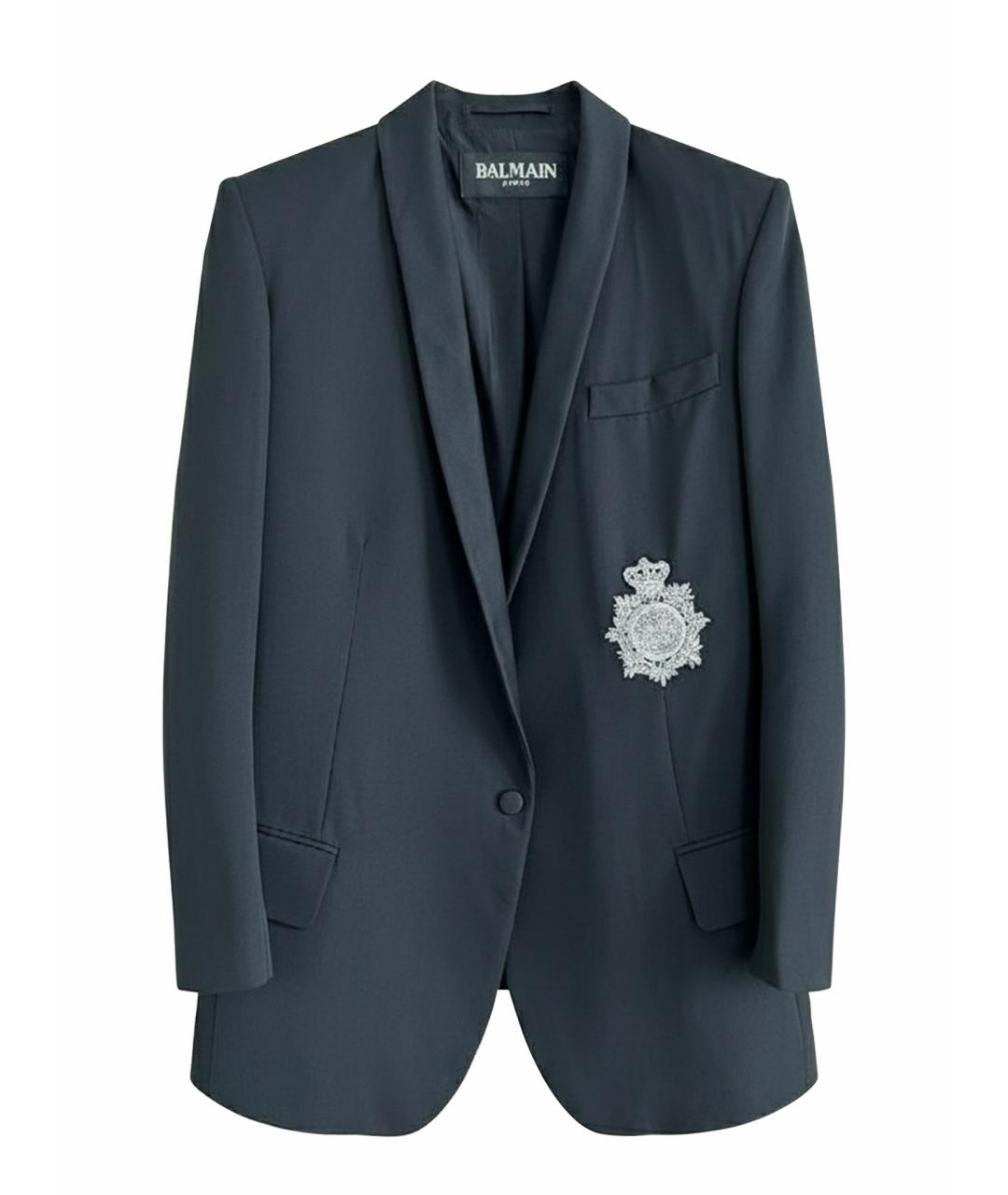 BALMAIN Черный жакет/пиджак, фото 1
