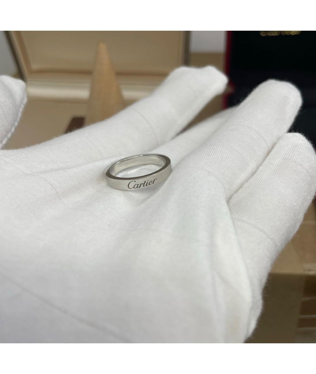 CARTIER Серебряное платиновое кольцо, фото 3