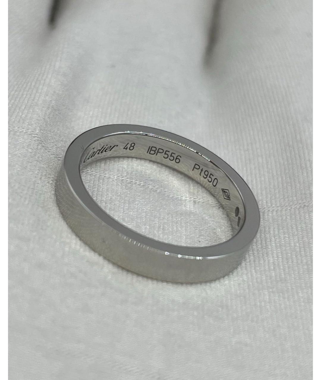 CARTIER Серебряное платиновое кольцо, фото 5