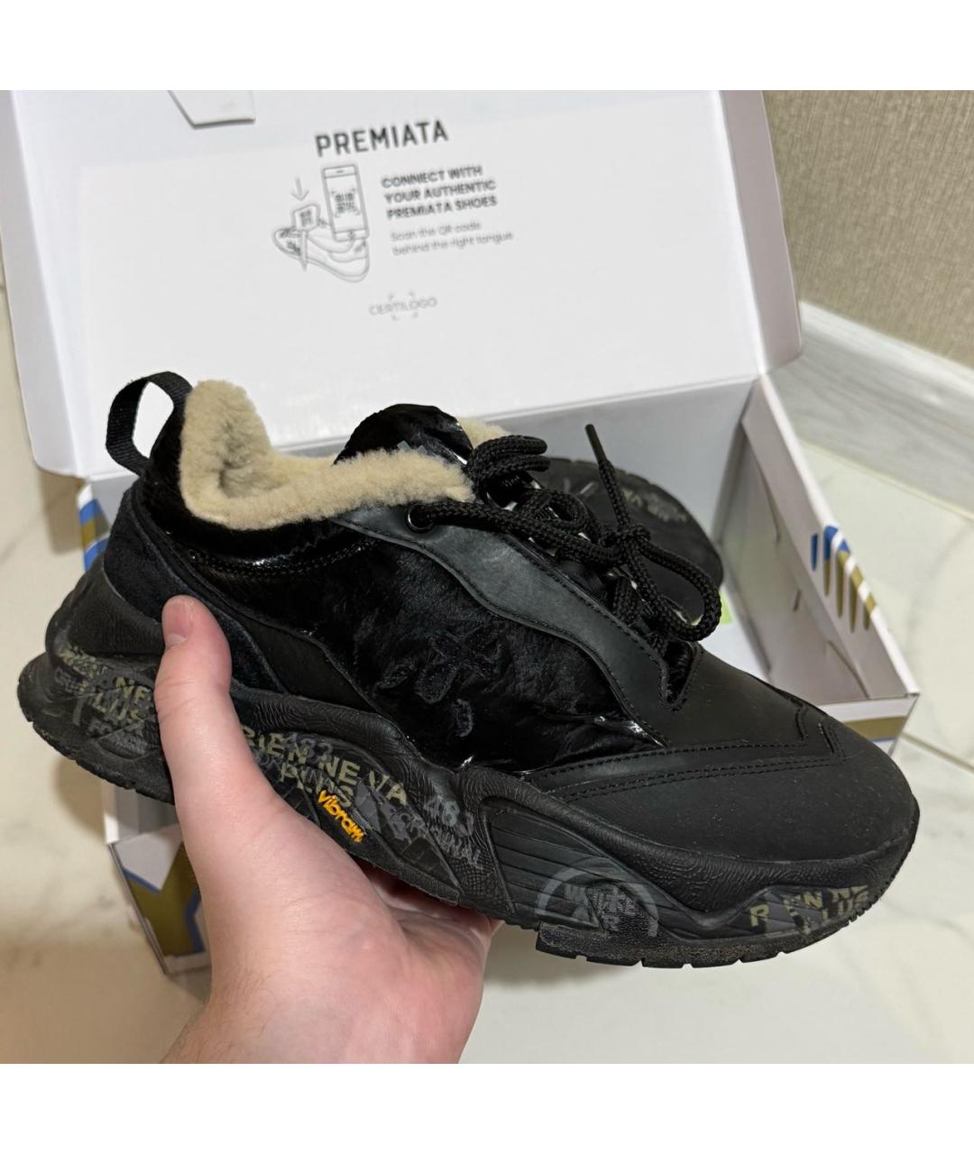 PREMIATA Черные кроссовки, фото 5