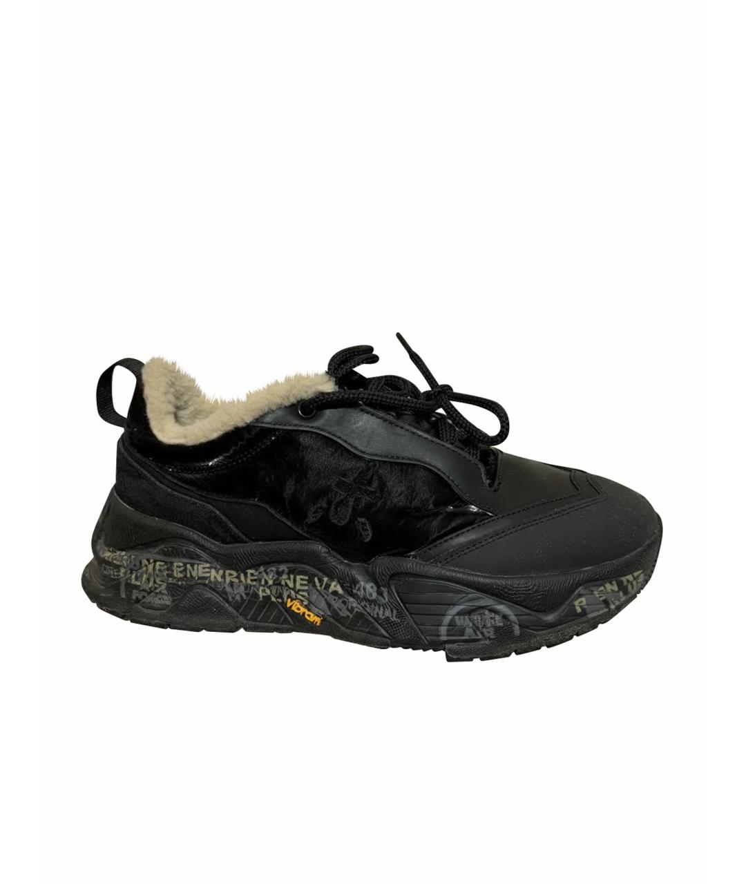 PREMIATA Черные кроссовки, фото 1