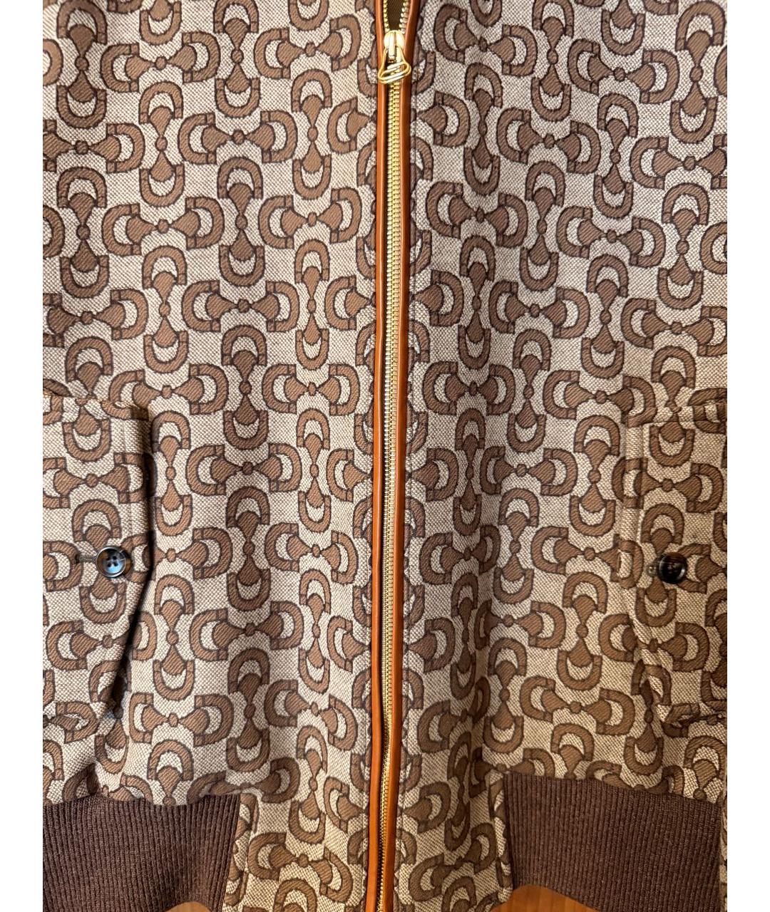GUCCI Коричневая шерстяная куртка, фото 4