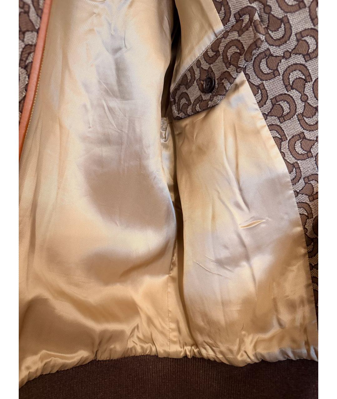 GUCCI Коричневая шерстяная куртка, фото 6