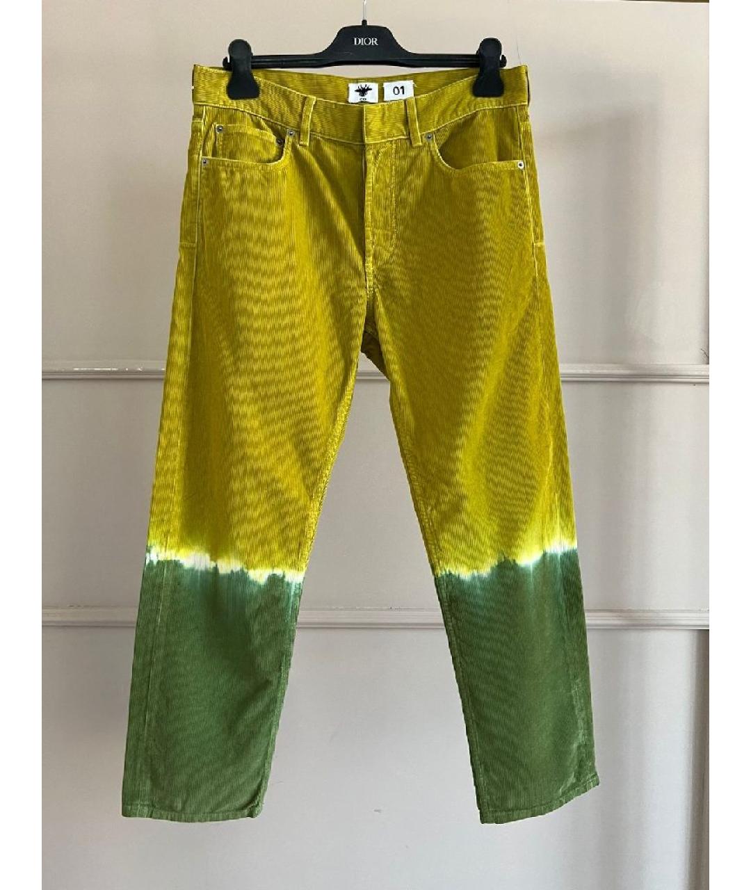 CHRISTIAN DIOR Желтые бриджи, фото 8