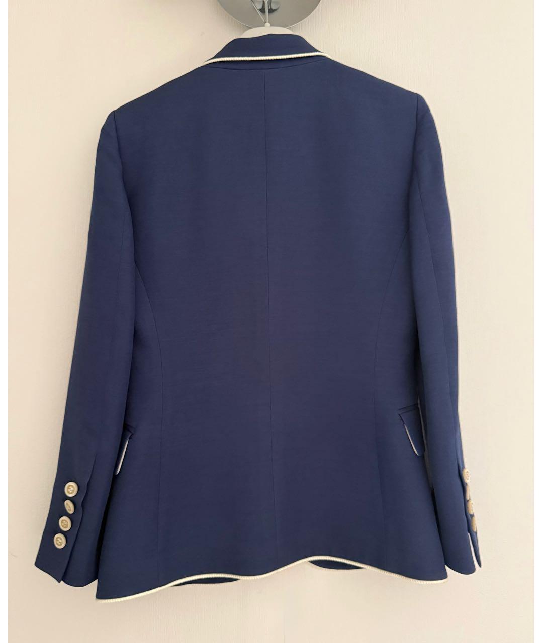GUCCI Синий жакет/пиджак, фото 2