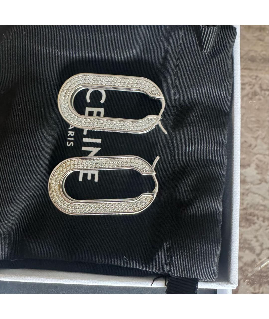 CELINE Серебряные серьги, фото 7