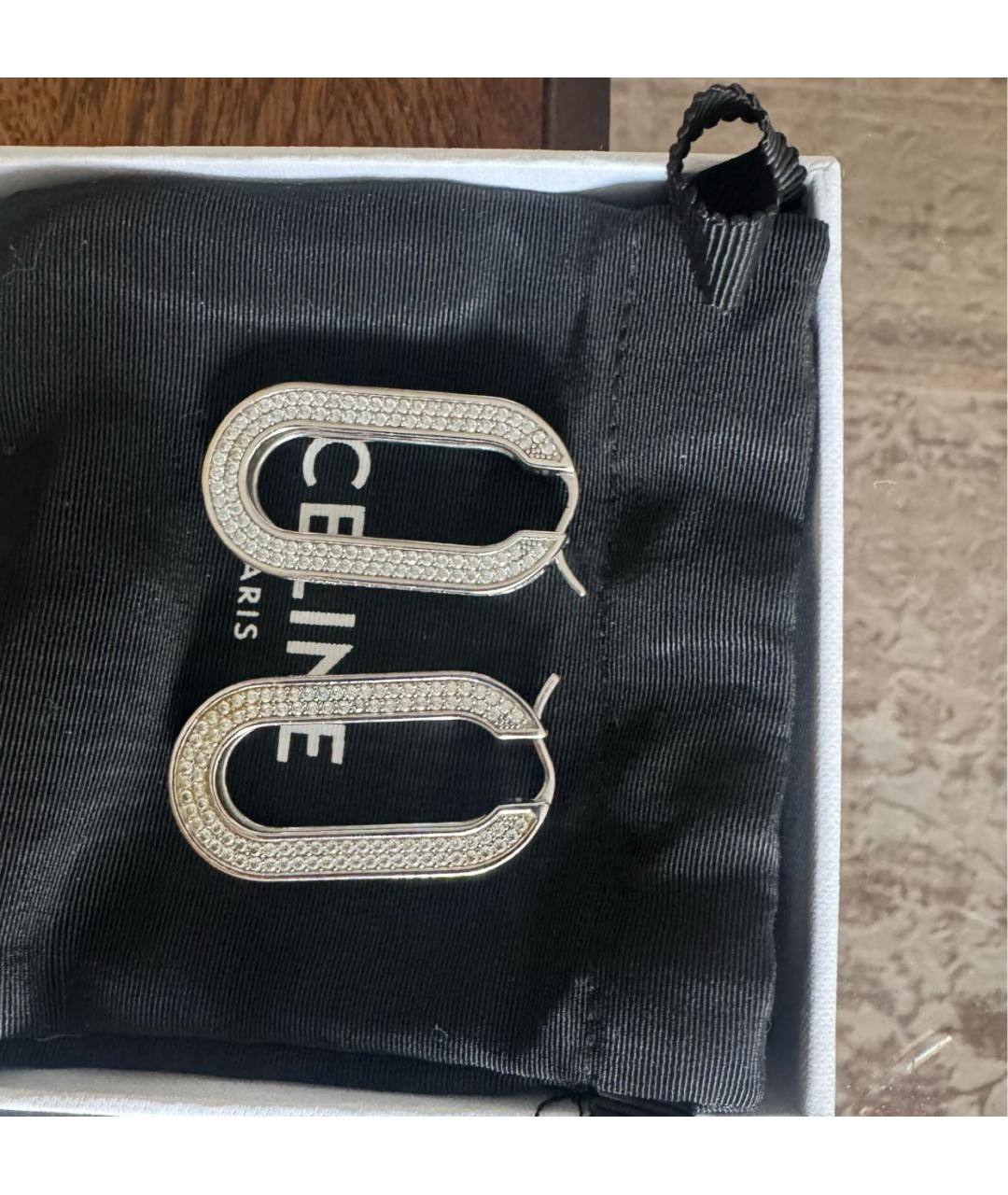 CELINE Серебряные серьги, фото 6