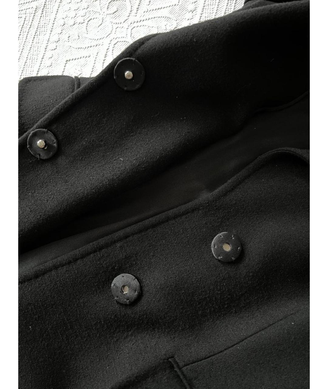 DOLCE&GABBANA Черное пальто, фото 4