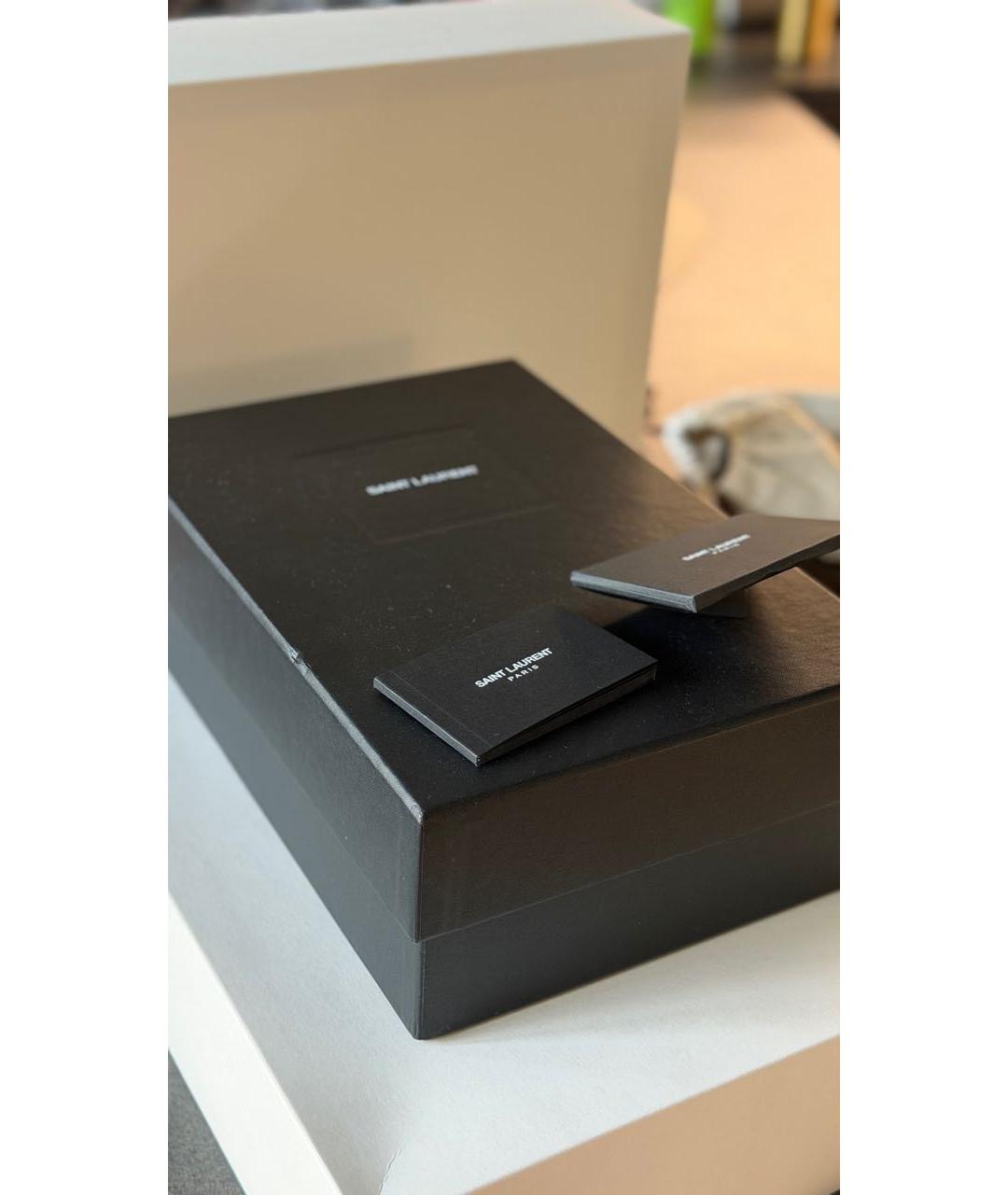 SAINT LAURENT Черные туфли из лакированной кожи, фото 7